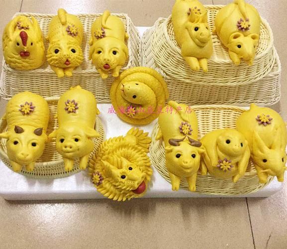 十二生肖属相花馍（花馍十二生肖造型大全简易版）