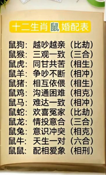 生肖老鼠主啥属相（生肖老鼠和什么属相最配）