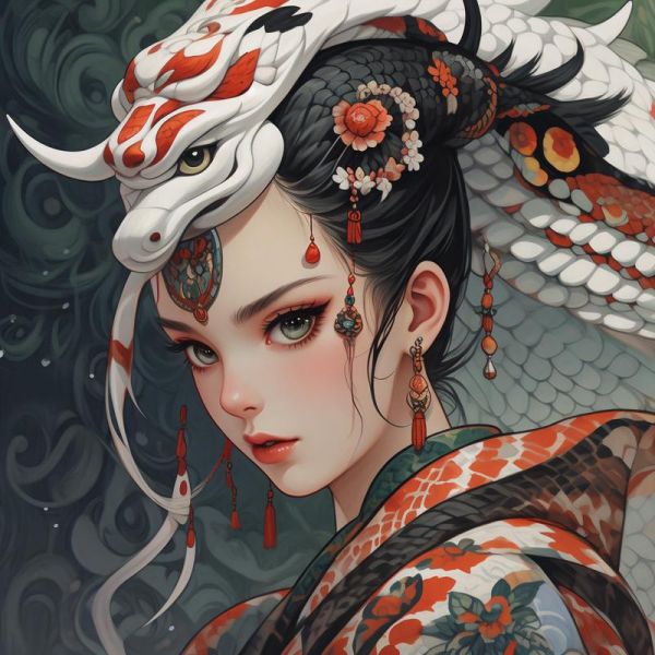 生肖蛇属相头像图（生肖蛇头像图有哪些开运款式）