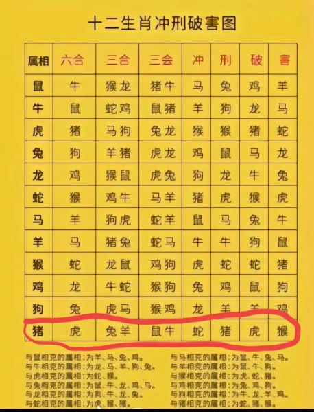龙冲什么生肖相克属相（龙和什么生肖相克最凶）