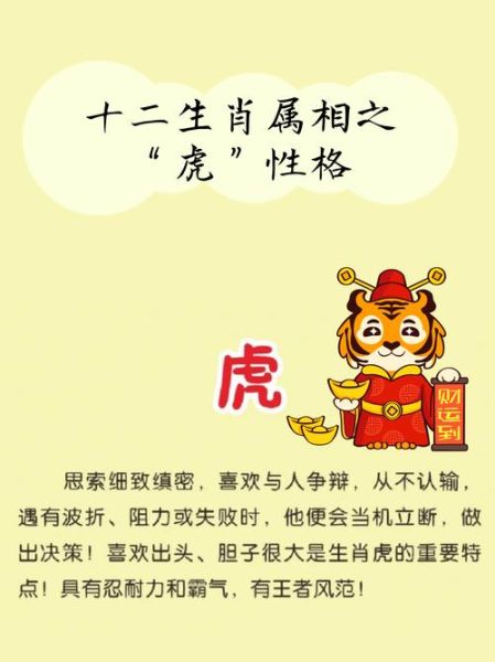 虎生肖属相大全表（虎生肖属相对照表(完整出生年份)）