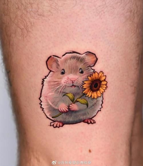 生肖属相纹身（属鼠纹身图案简单大方适合女生）