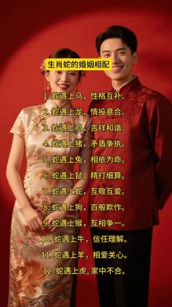 蛇属相婚配属什么生肖（蛇属相最佳婚配到底是哪些生肖）