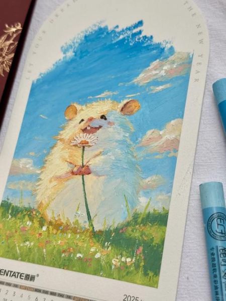 生肖属相油画（手工生肖属相油画怎么画😊）