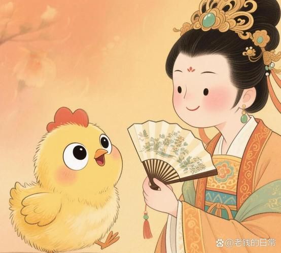 古风生肖公主属相鸡（古风生肖公主属鸡专属插画合集）