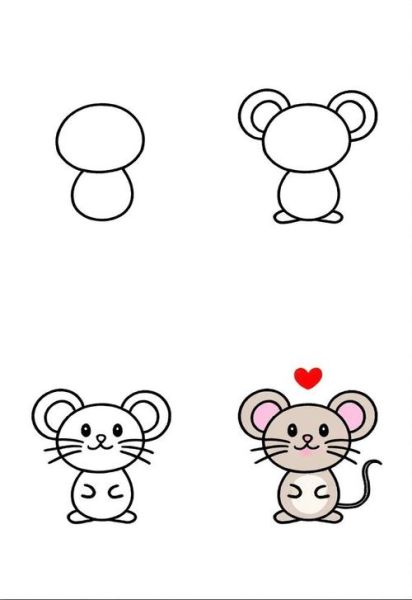 生肖属相画老鼠（生肖属相画老鼠教程）