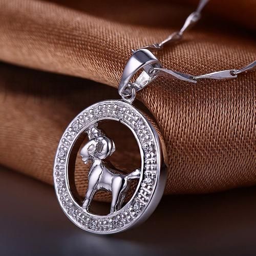 银子生肖属相羊项链(羊年生肖纯银项链怎么选?小白入手清单🐑)