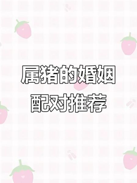 生肖猪配对的属相（属猪最佳婚配属相排行榜）