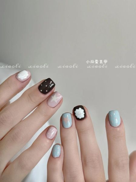 生肖马属相美甲图片（生肖马属相美甲教程图解）