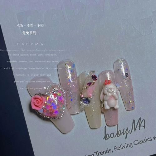 生肖马属相美甲图片（生肖马属相美甲教程图解）