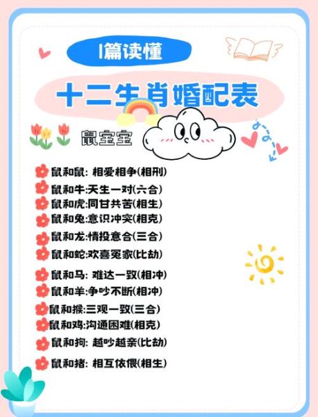 生肖配对最佳属相表（生肖配对最佳属相表准吗😊看完你就懂了）