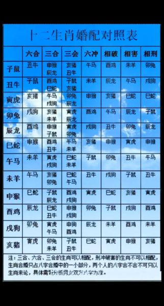 龙年生肖属相婚配（2000年属龙女生婚配表）