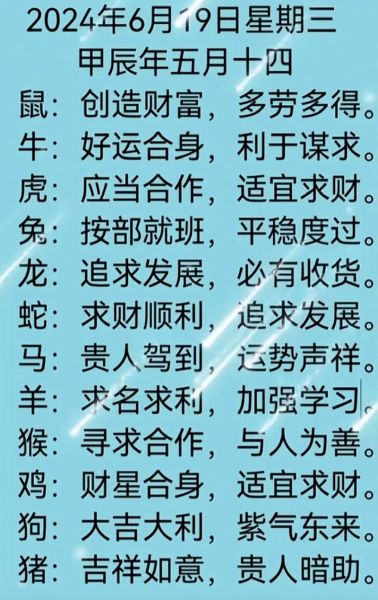 属相生肖转运图表（2024生肖转运图表怎么看）