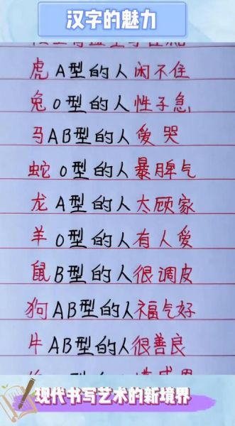 生肖属相血型个性（生肖属相血型个性全解析）