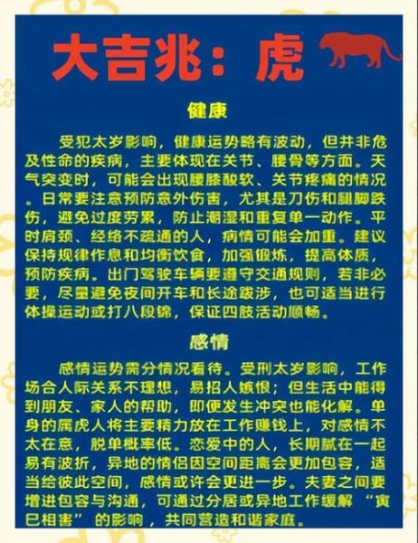 生肖属相今年运势（2025属虎的人今年运势如何）