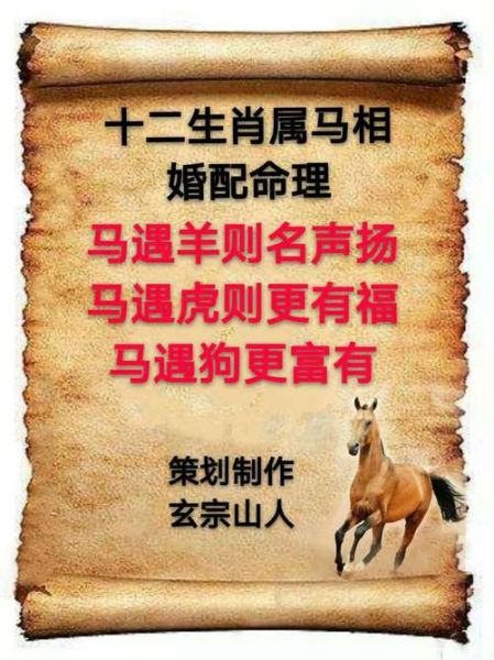 适合生肖马婚配的属相（属马和什么属相最合婚？）