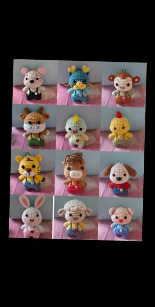 生肖属相钩针玩偶（生肖属相钩针玩偶新手教程）