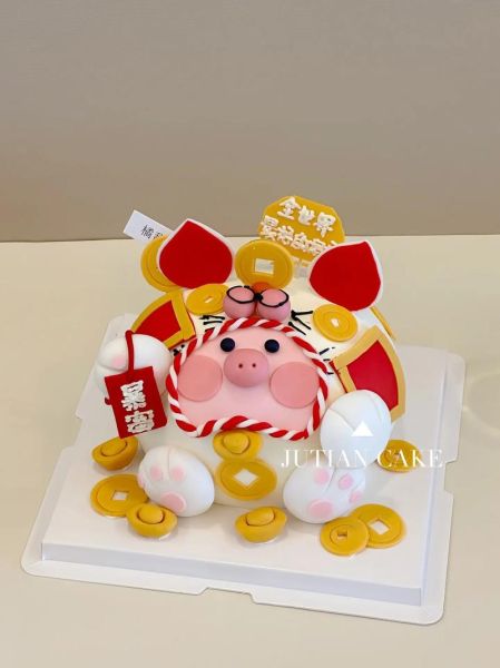 古风生肖公主属相猪蛋糕（古风生肖公主属猪的蛋糕怎么做？）