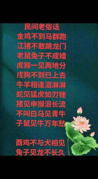 生肖属相忌讳（生肖属相有哪些禁忌和运势）