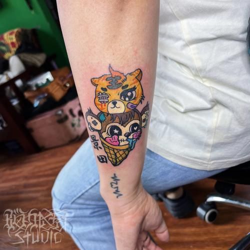 生肖属相马猴纹身