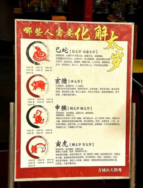 生肖属相相关习俗（今年犯太岁怎么办新手必读💡）