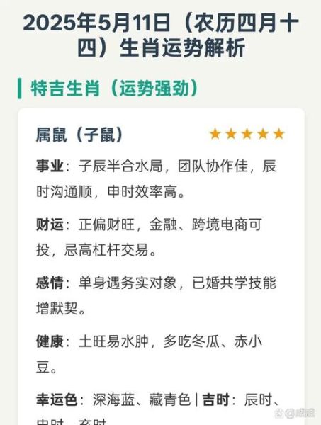 生肖属相运势表（2025年生肖运势表最准查询）
