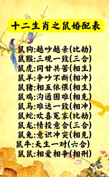 生肖鼠男最佳属相（生肖鼠男最佳婚配属相排名💍）