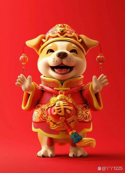 生肖狗属相招财图片(生肖狗属相招财壁纸手机高清)