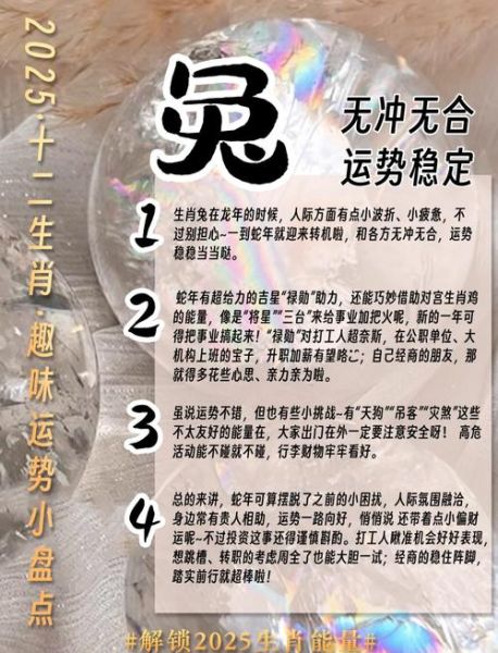 生肖兔子属相（生肖兔今年几岁对照表）