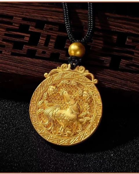 生肖属相金子图片高清(生肖属相足金吊坠高清图鉴🧧)