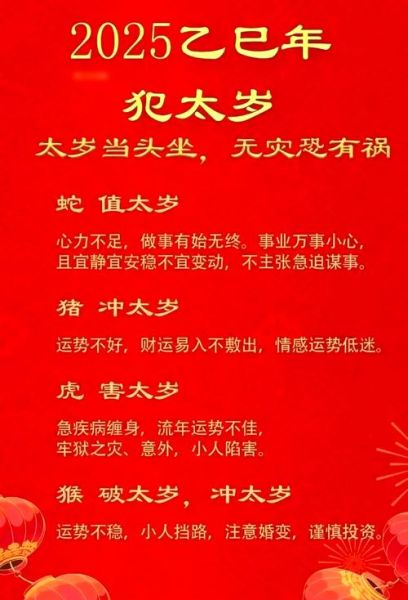 破太岁几个生肖属相（2024破太岁生肖有哪些？新手速查）