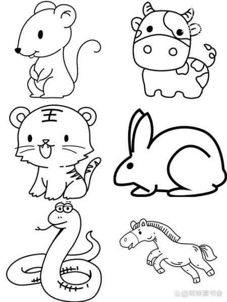 画生肖属相（画生肖属相简笔画入门教程）