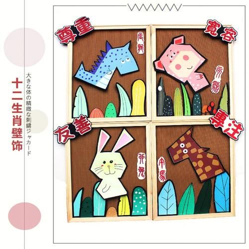 生肖属相装饰贴画(生肖属相装饰贴画怎么贴才好看)