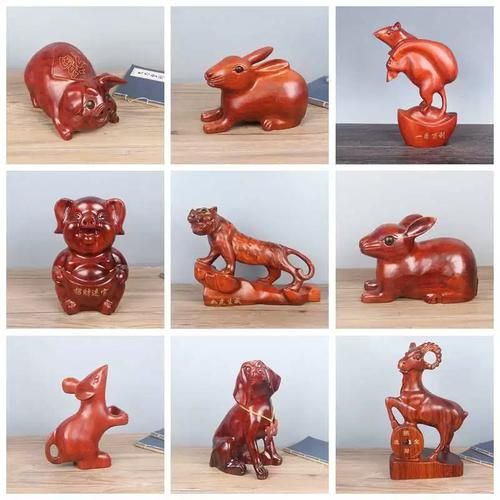 生肖属相刻字摆件