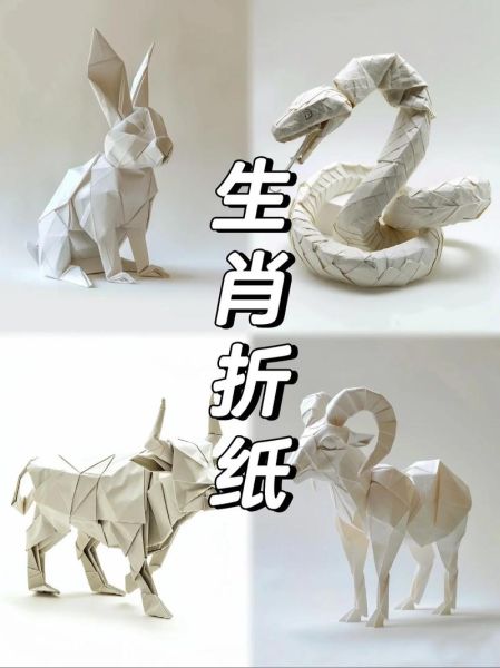 十二生肖属相图案立体版（十二生肖立体折纸模板零基础入手）