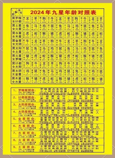 九星生肖属相排名（九星生肖属相排名怎么看？）