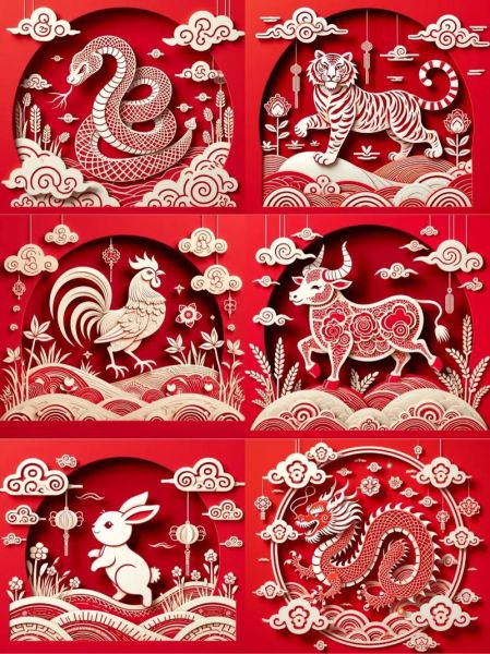 生肖属相剪纸（生肖属相剪纸教程怎么选纸张）