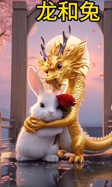 生肖兔子和龙属相配吗