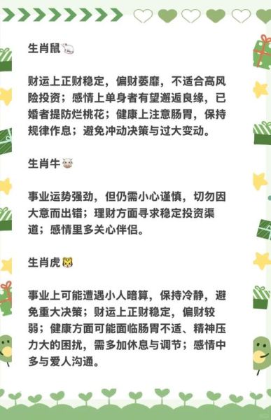 生肖属相运势详解（2025年生肖属相运势详解完整指南）