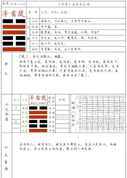 随卦对应生肖属相（随卦对应生肖属相到底是什么？）