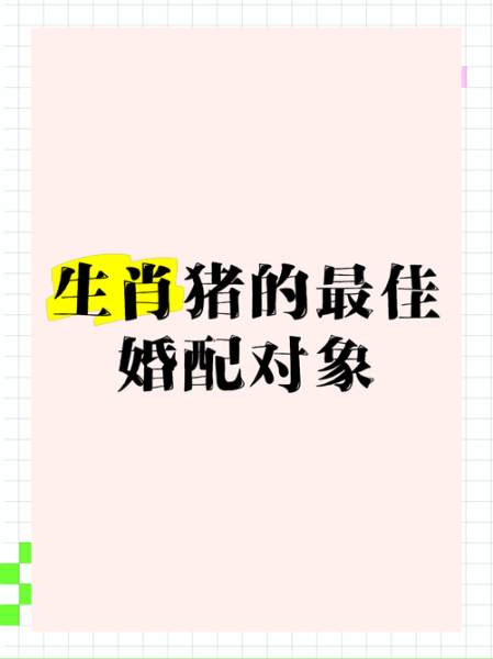 生肖猪婚配什么属相好(生肖猪婚配最佳属相)