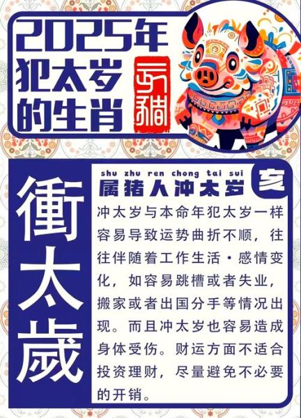 几大属相犯太岁的生肖（2025犯太岁的属相有哪些？最通俗讲解来了）