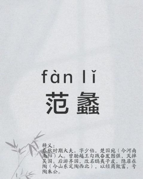 范蠡生肖属相是什么生肖（范蠡生肖属相揭秘：兔🐰🐰🐰）