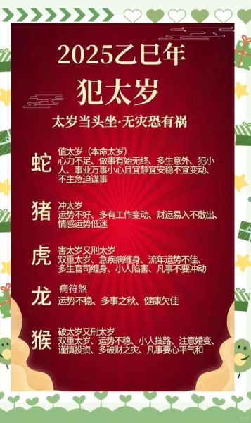 生肖防属相（2025冲犯太岁属相怎么化解）