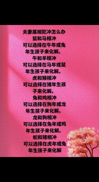 属相犯冲的生肖结婚（属相犯冲的生肖结婚能化解吗）