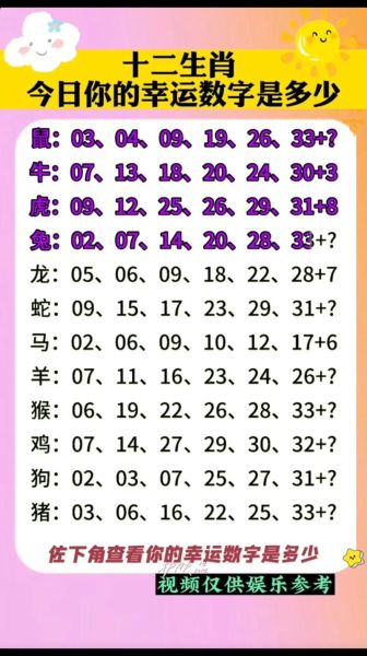 数字属什么生肖属相（数字属什么生肖属相查询入门）