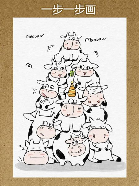 牛属相生肖画（牛属相生肖画入门手绘技巧）