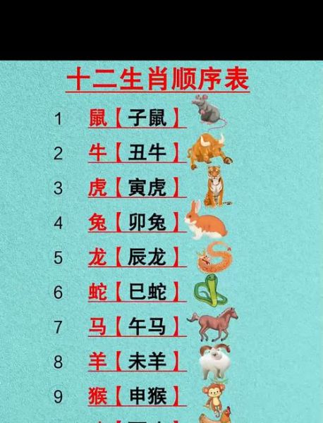 12属相什么生肖（12属相生肖排序查询💡）