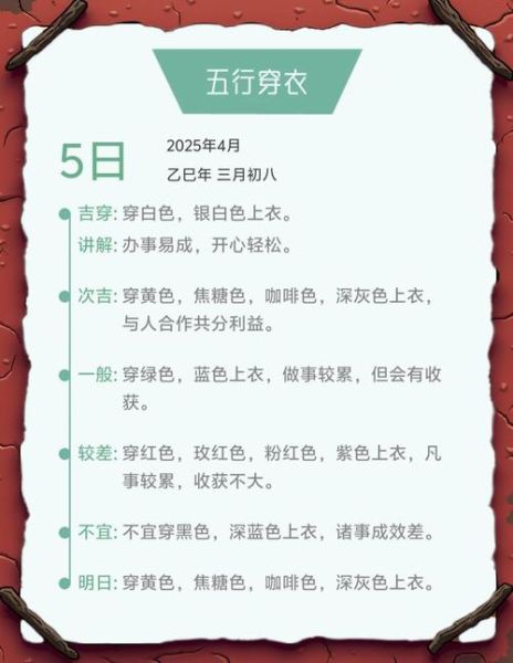 每日穿衣指南生肖属相（2024每日穿衣指南生肖属相搭配攻略）