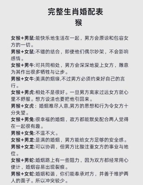 属相猴跟哪个生肖配对（属猴与属猴和哪个属相最配对）